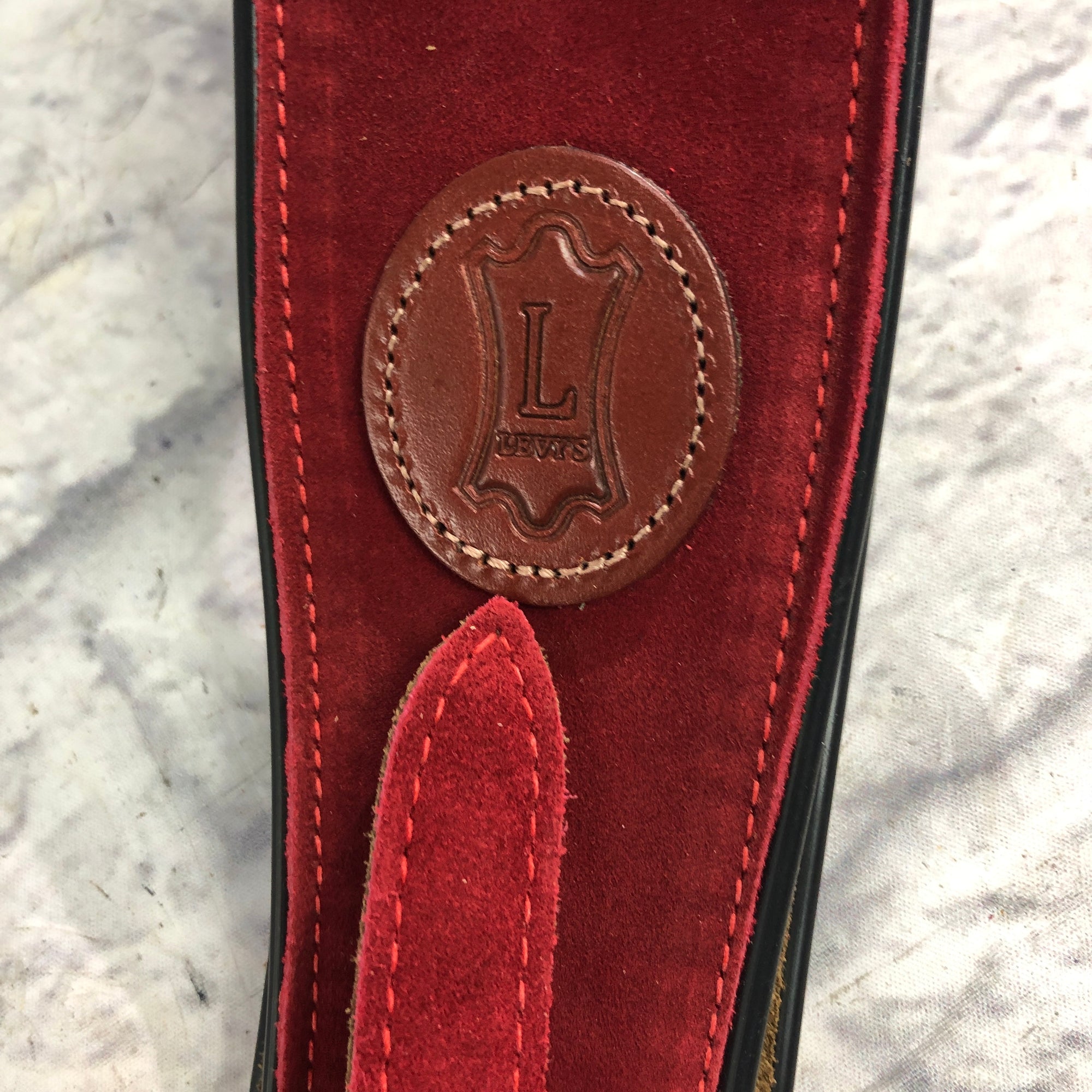 Levy's Red Suede Leather Strap