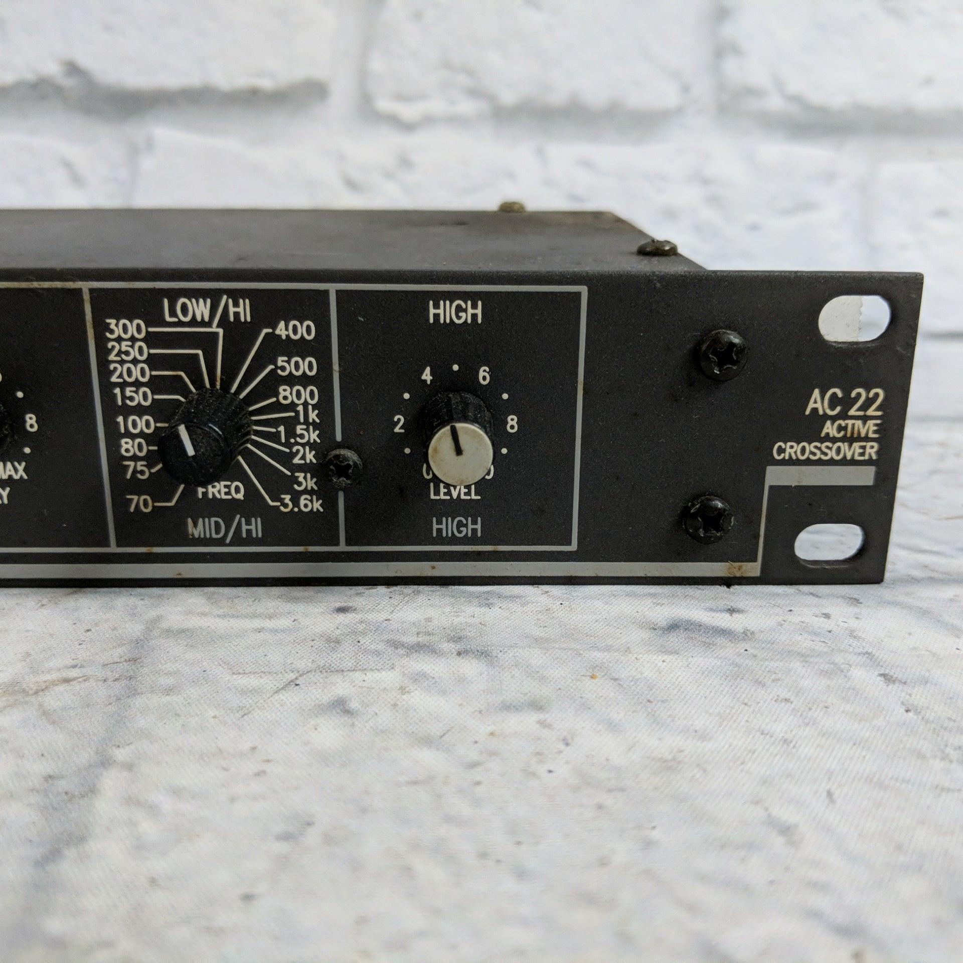 RANE AC 22 ACTME CROSSOVER チャンネルディバイダー MADE in USA 音楽機材 音響機器 M193 Vintage RANE AC 22 Active Crossover With Power Supply Tested Working (B)