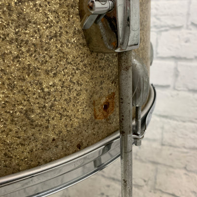 Unknown Brand MIJ Floor Tom 14" x 16" Gold Sparkle
