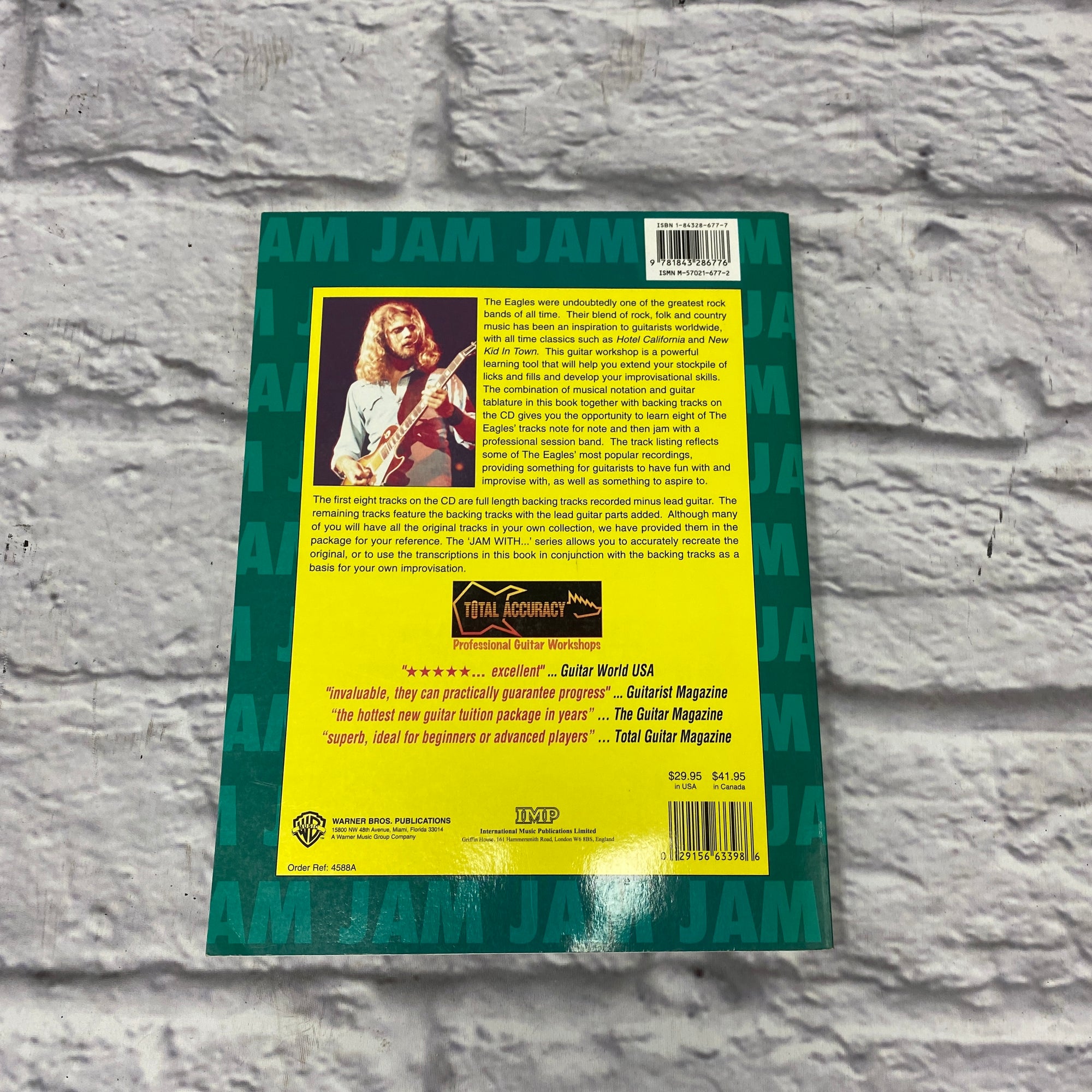 Warner Bros. Music Jam with The Eagles Guitar Tab Book