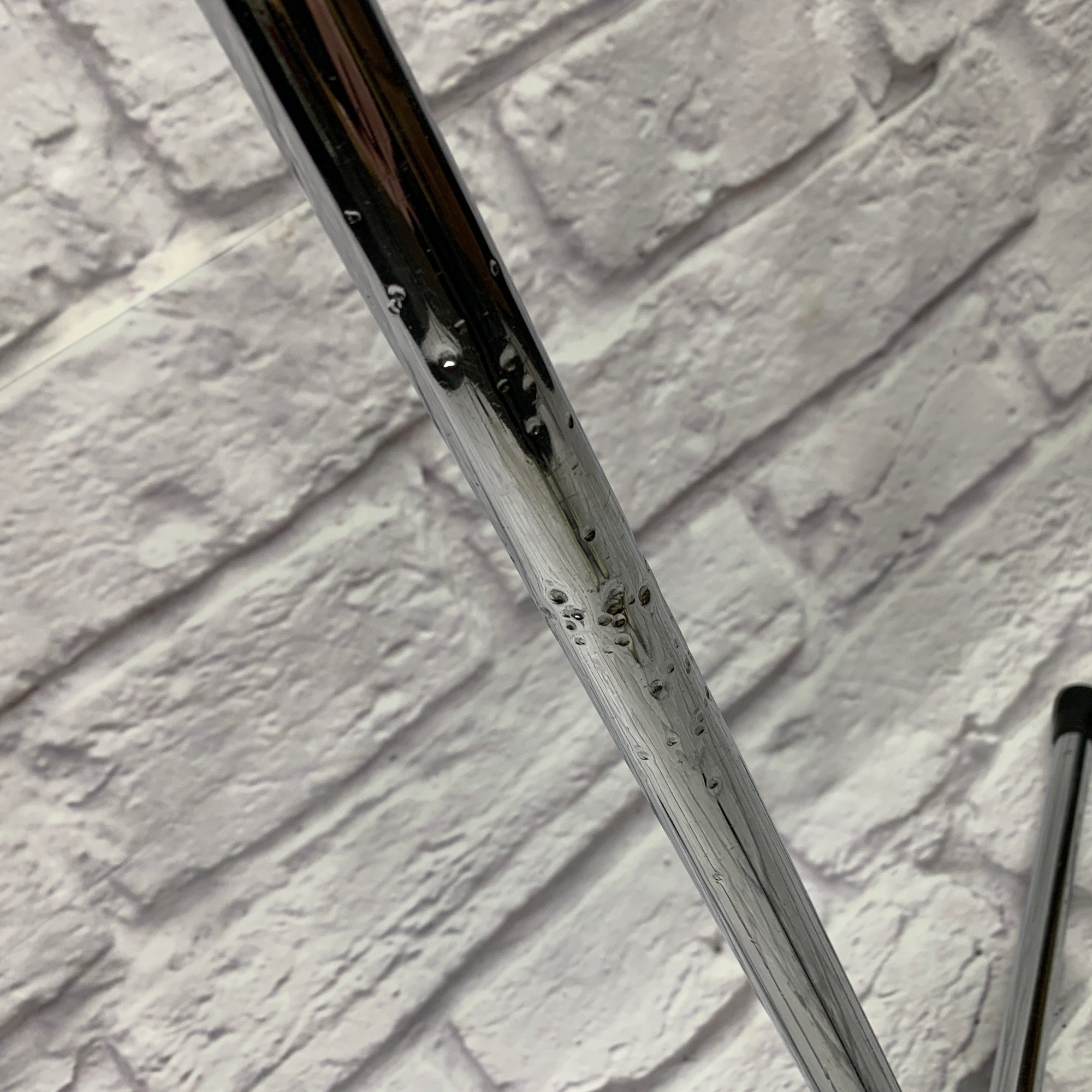 Chrome Straight Tripod Microphone Stand