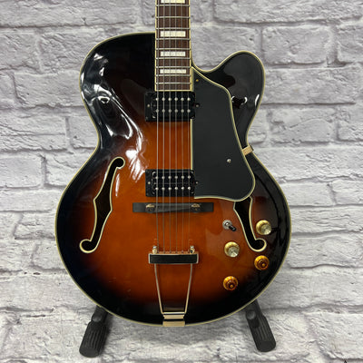 Ibanez Expressionist AFJ95 Archtop Electric Guitar w Hard Case