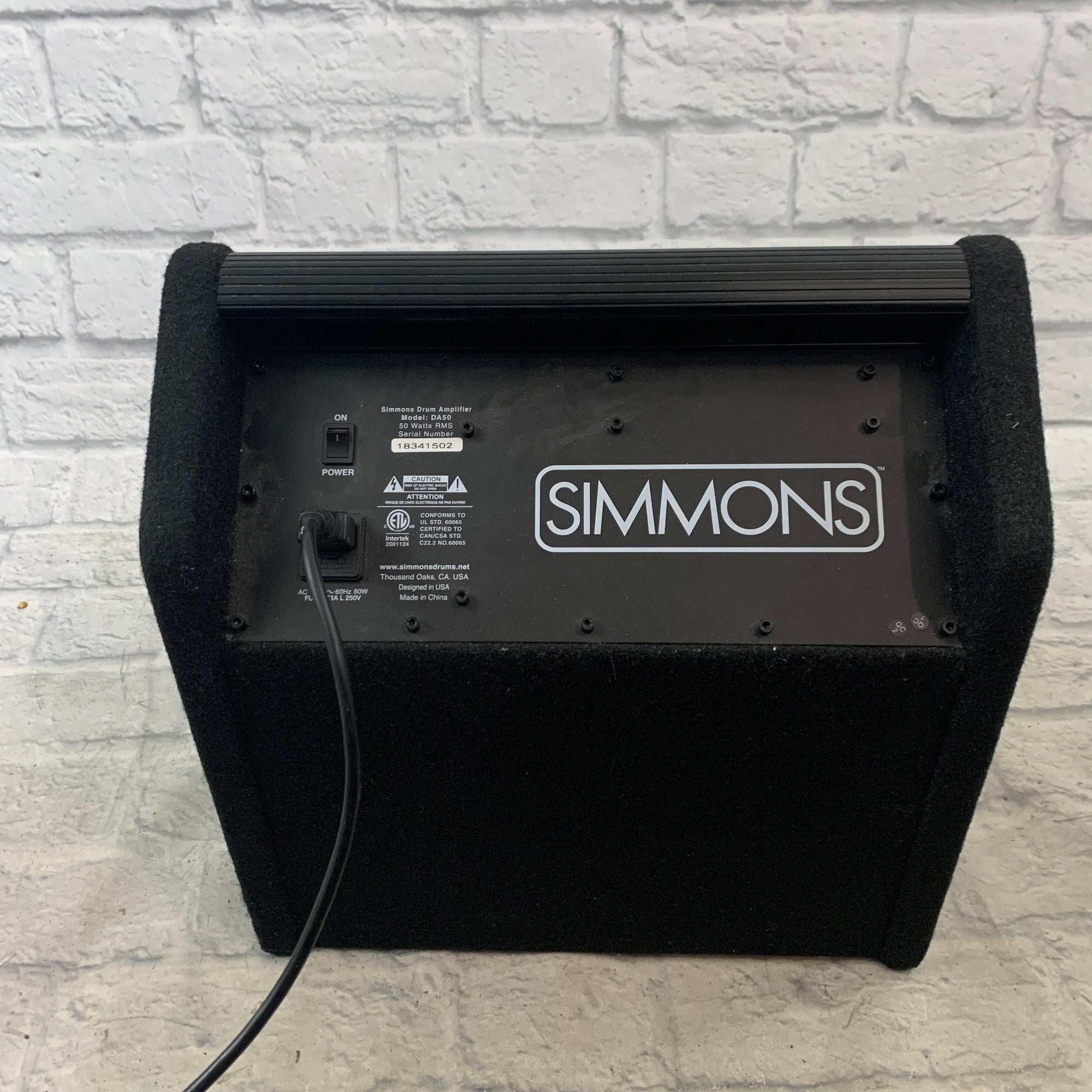 Simmons DA50 Electronic Drum Set Monitor - Evolution Music