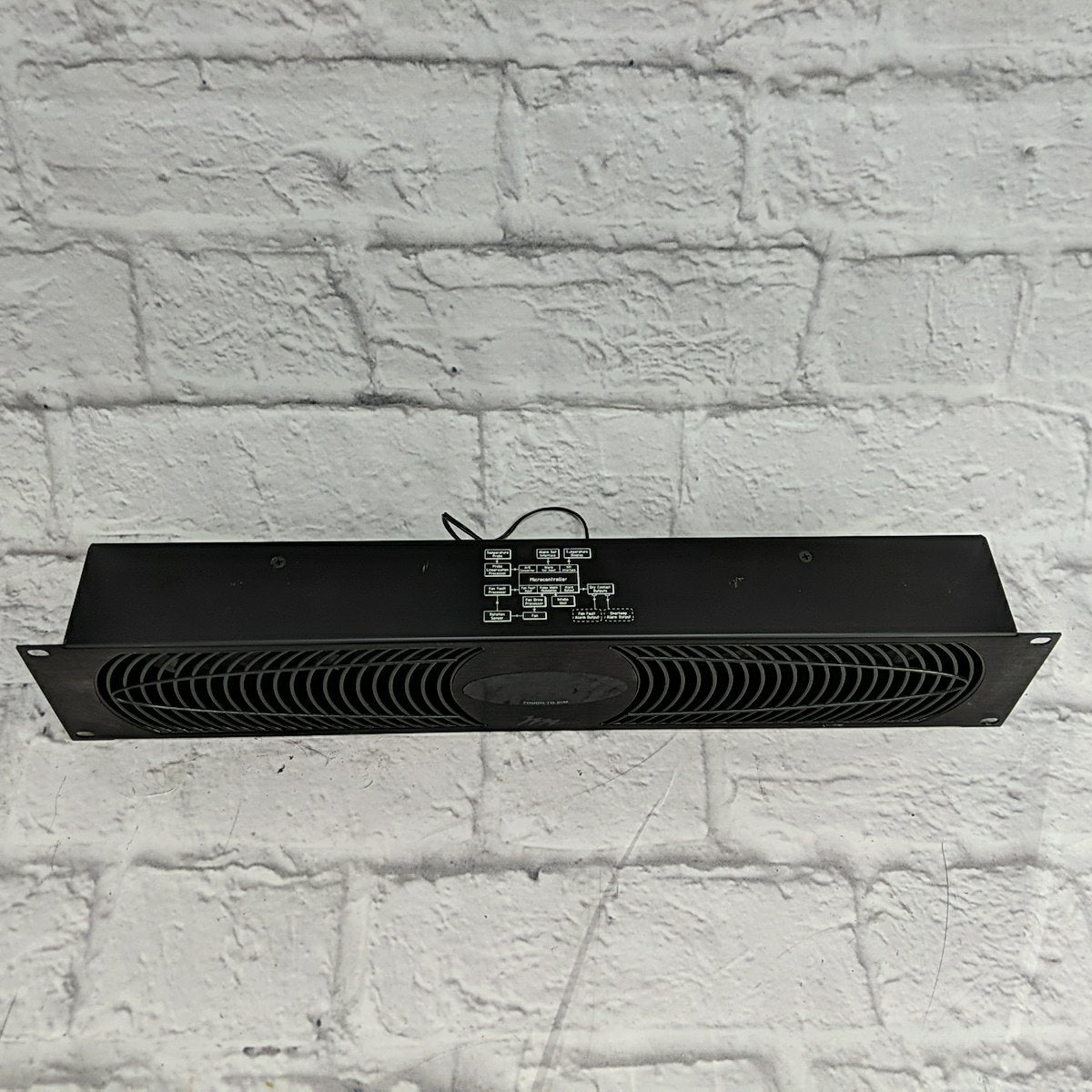 Middle Atlantic Products UQFP-4DRA Rack Fan Panel with Thermometer