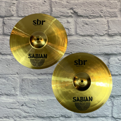 Sabian First Pack SBR5001 13 inch Hi Hats and 16 inch Crash Cymbal Pack