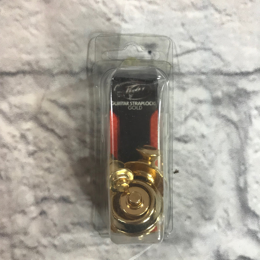 Peavey Guitar Straplocks Gold