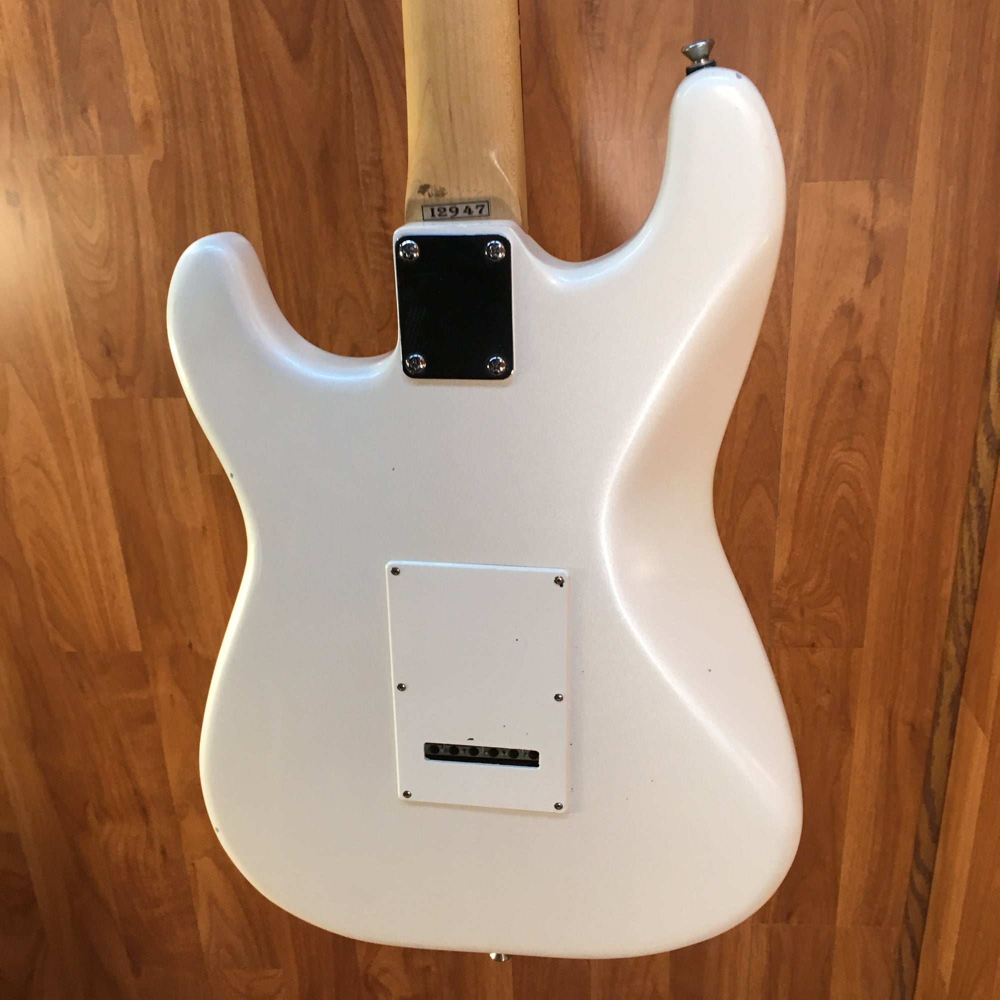 Lotus White Strat Style Electric Guitar