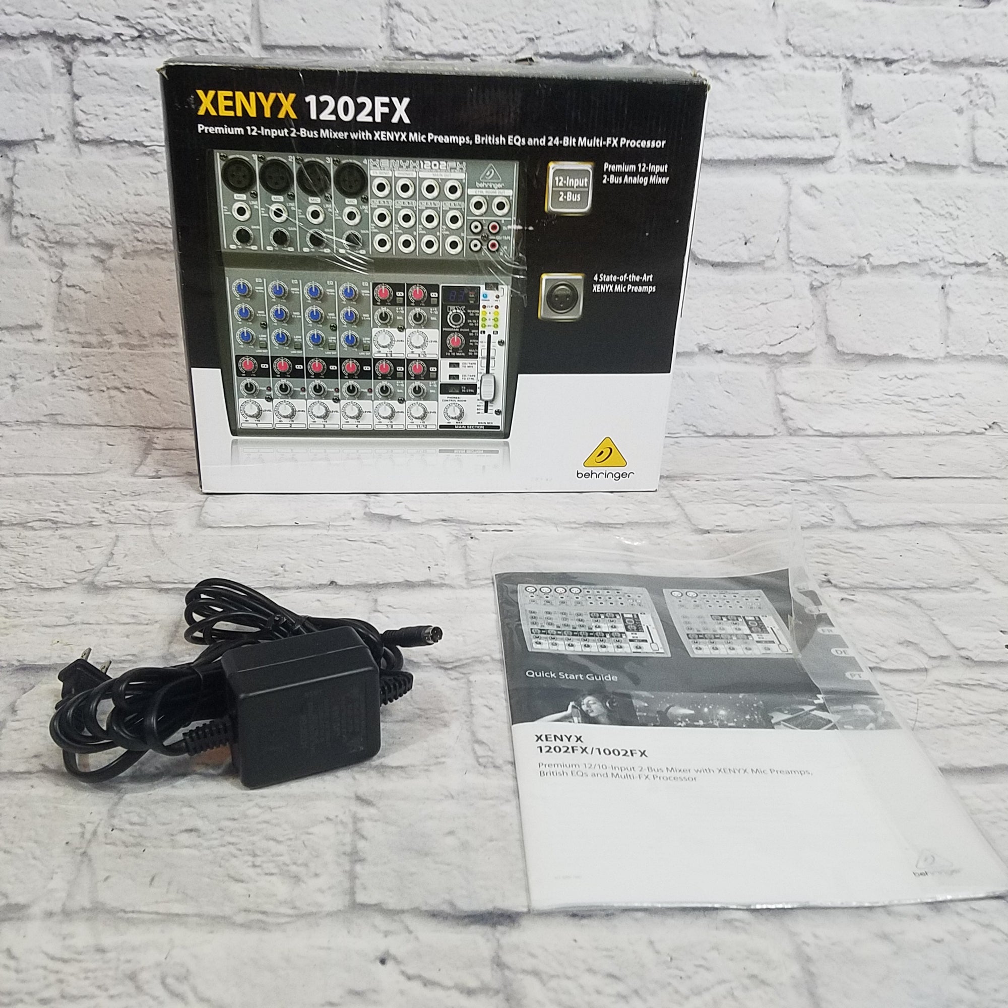 Behringer Xenyx 1202FX 12-Input Mixer with Effects