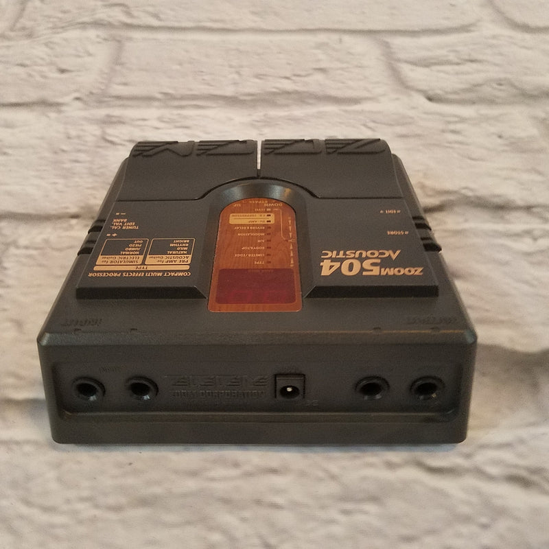 Zoom 504 Acoustic Modeling Pedal Evolution Music