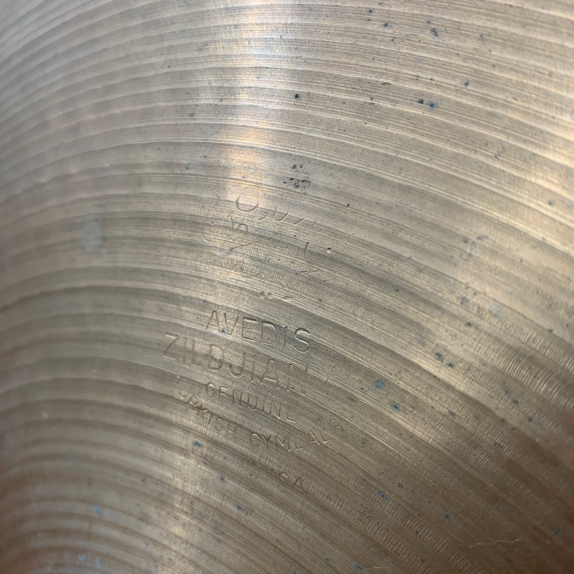 Zildjian 60s Top 70s Bottom Thin Stamp 14" Hi Hat Pair