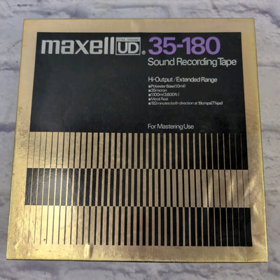 Maxell UD 35-180 Ultra Dynamic Sound Recording Tape 1/4 Reel to Reel Lot of 4