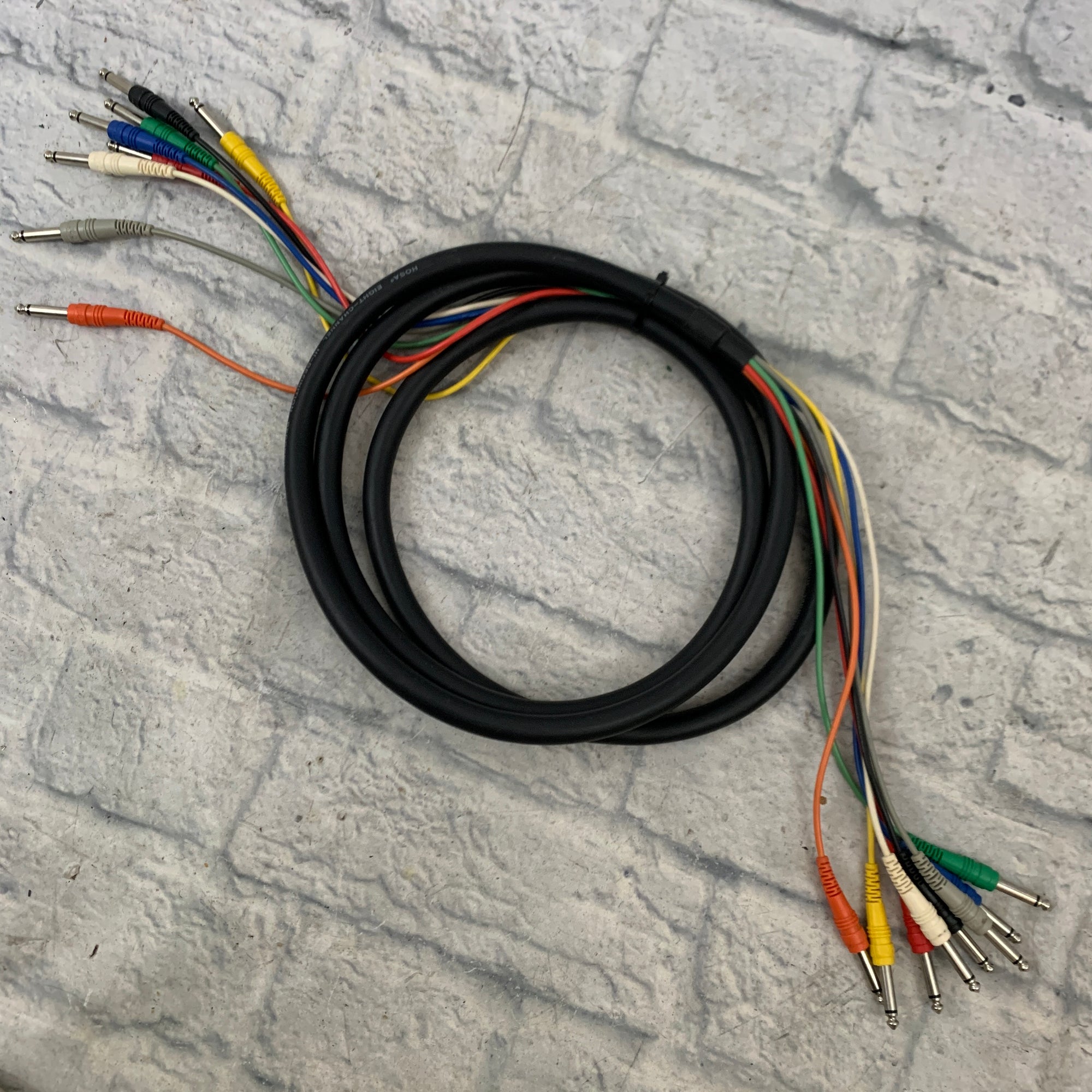 Hosa 8-Channel Recording Snake 7FT 1/4" TS