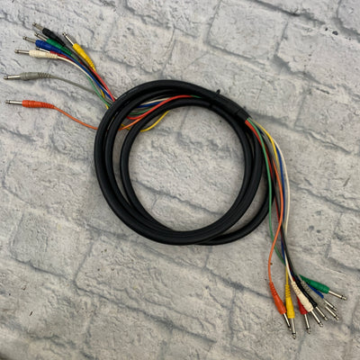 Hosa 8-Channel Recording Snake 7FT 1/4" TS