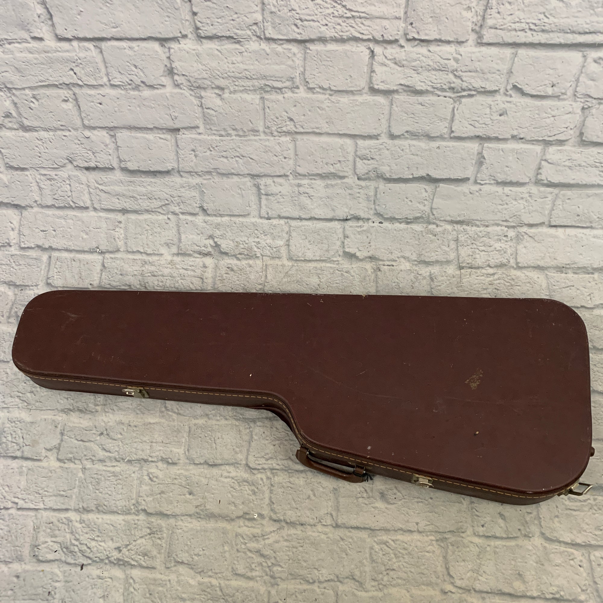 Unknown Brown Hard Case For Electric Guitar