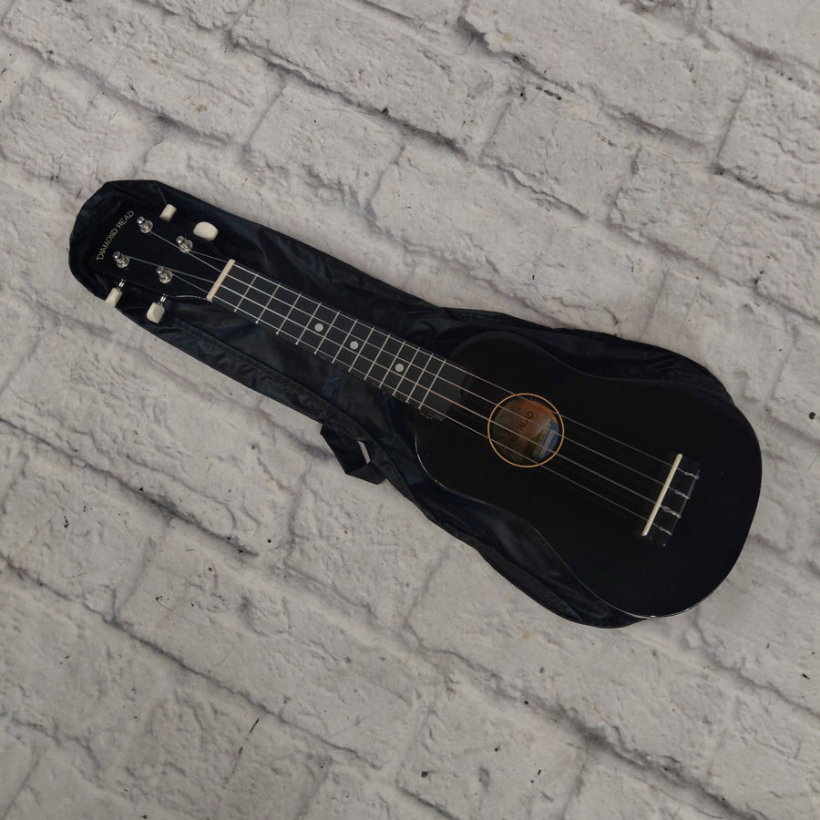 Diamond Head DU-100 Soprano Ukulele - Black