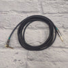1/4" TS Straight to Right-Angle Instrument Cable - 15ft