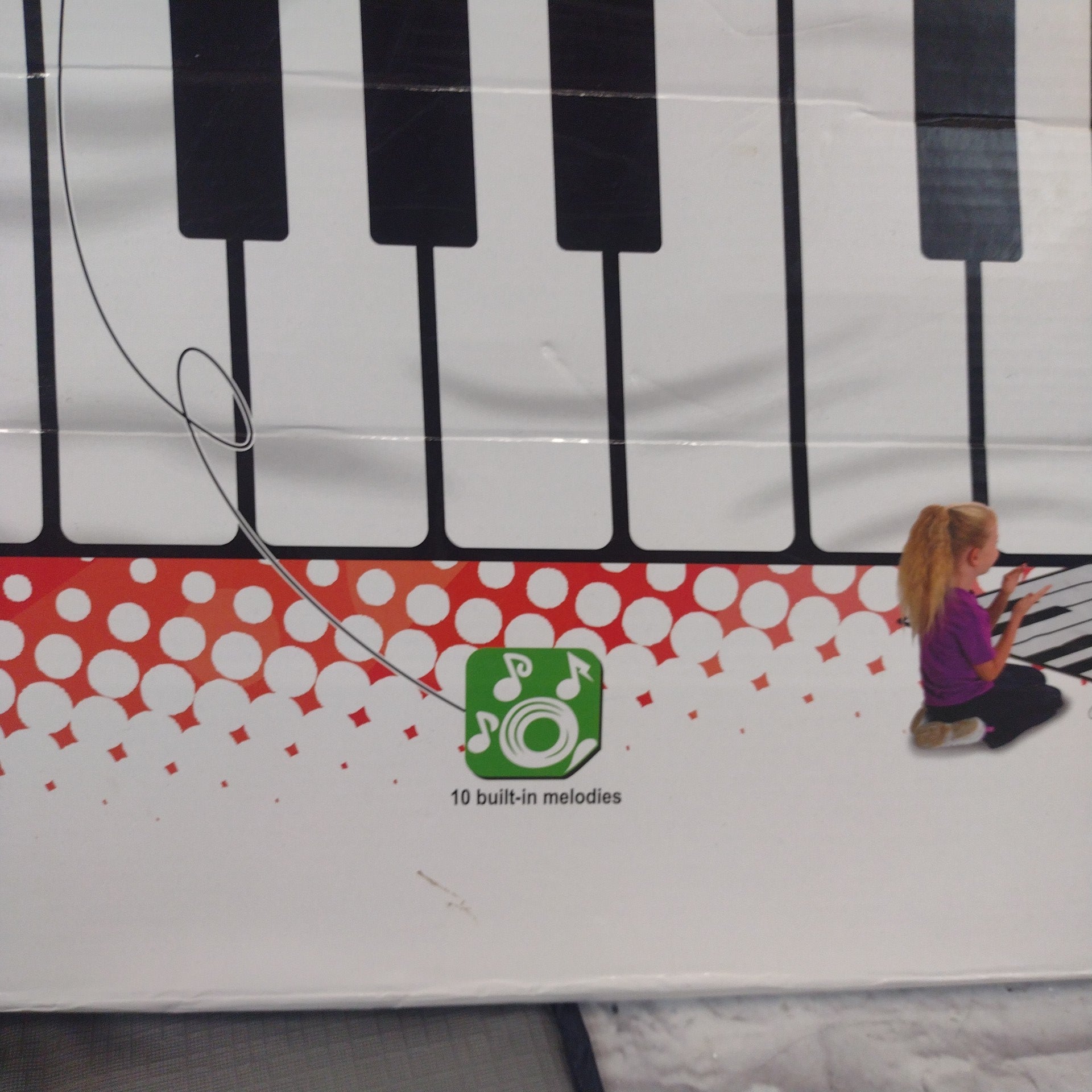 Unknown Zippy Mat Jumbo Electronic Keyboard Floor Mat