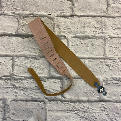 Levy's Pink Soft Leather Guitar Strap