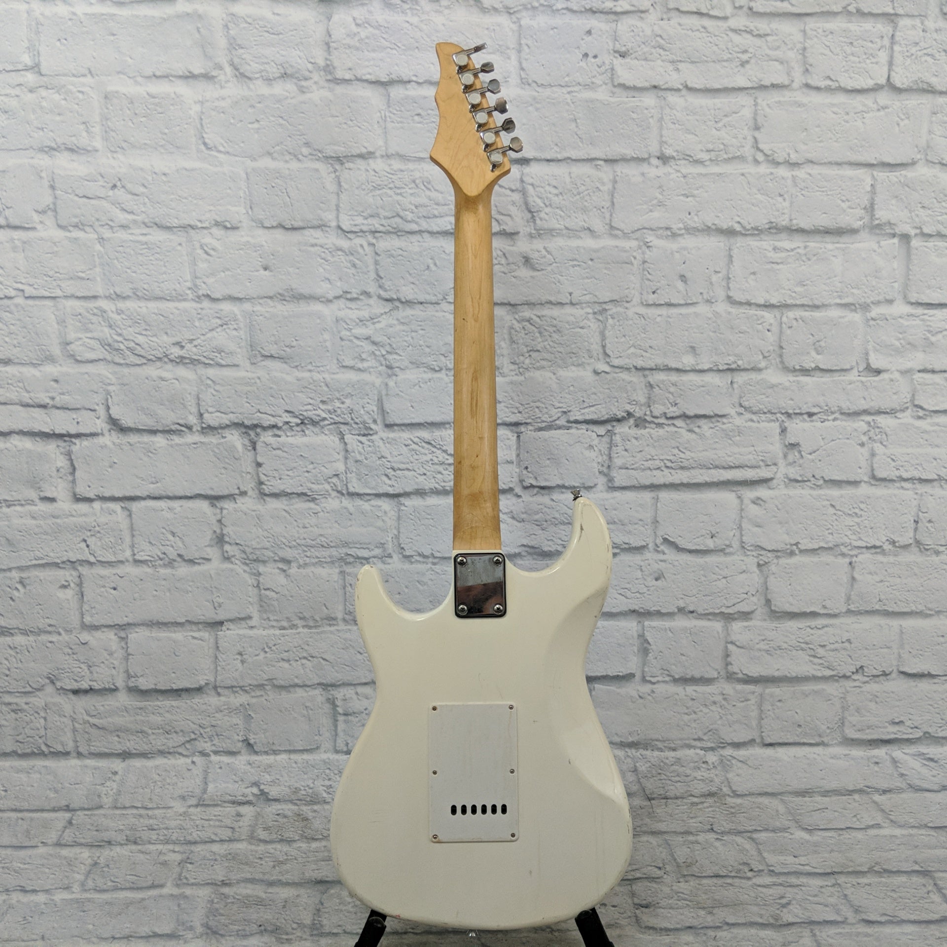 Crescent Zebra Guitar - Evolution Music