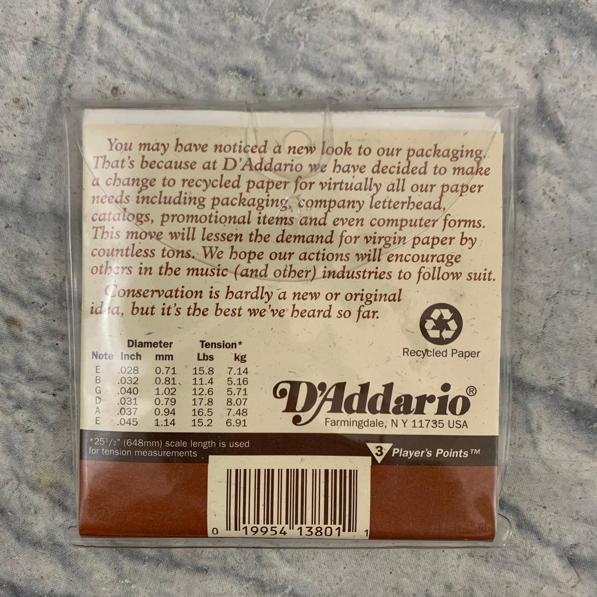 D'Addario J32 Folk Nylon Acoustic Guitar Strings Ball End