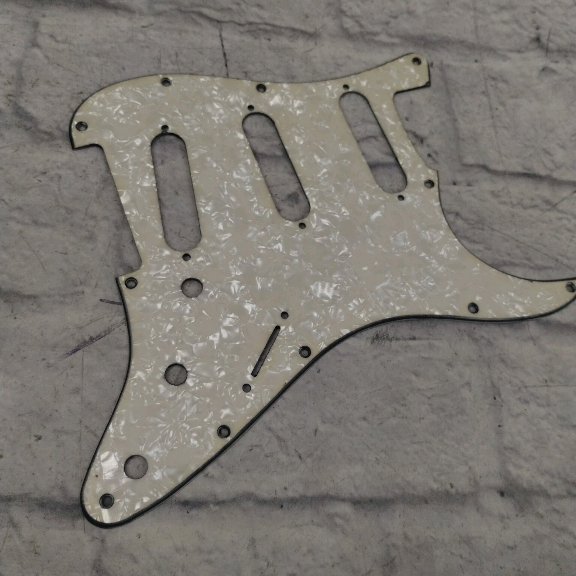Unknown Pearloid Strat Pickguard