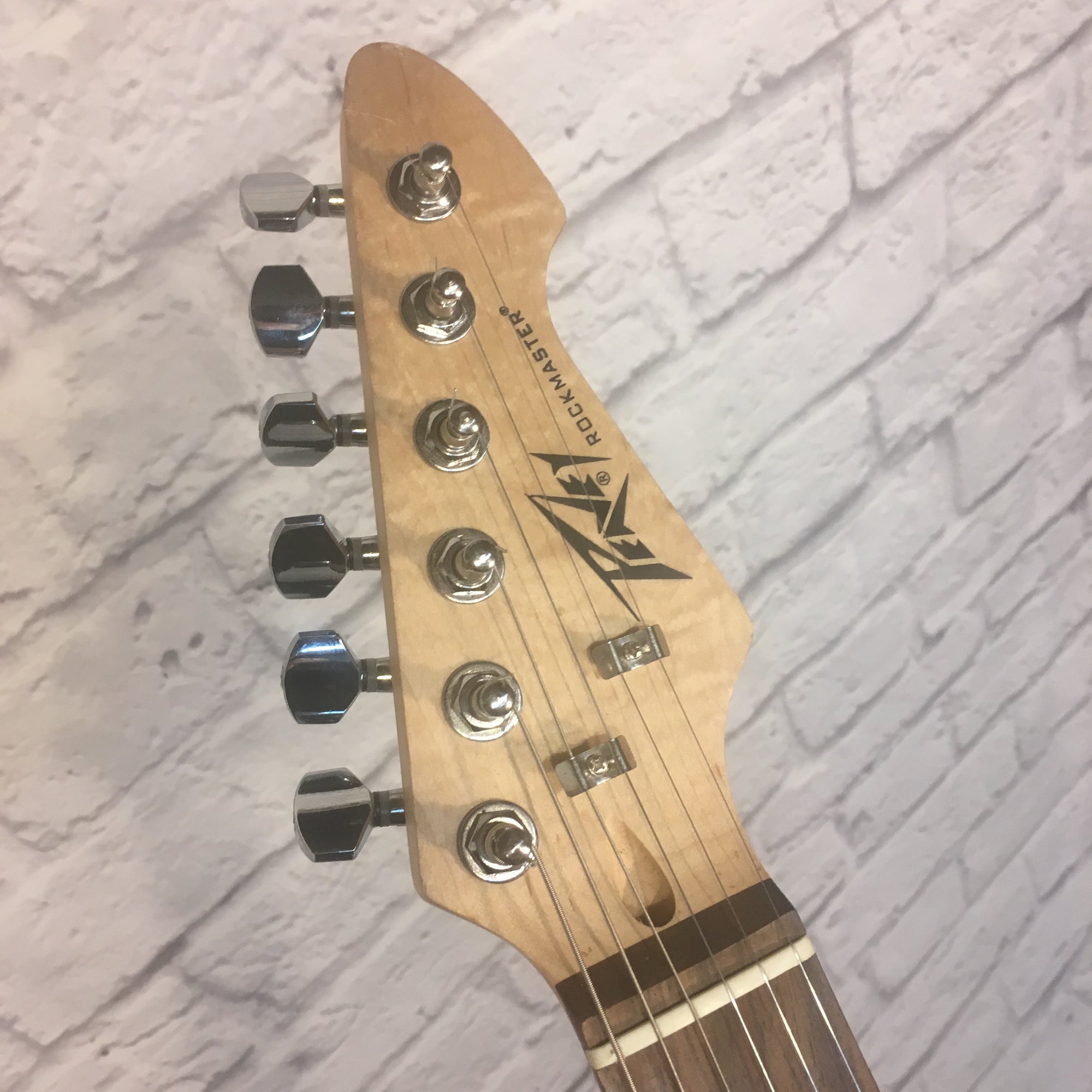 Peavey Rockmaster Silver Sparkle Electric Guitar