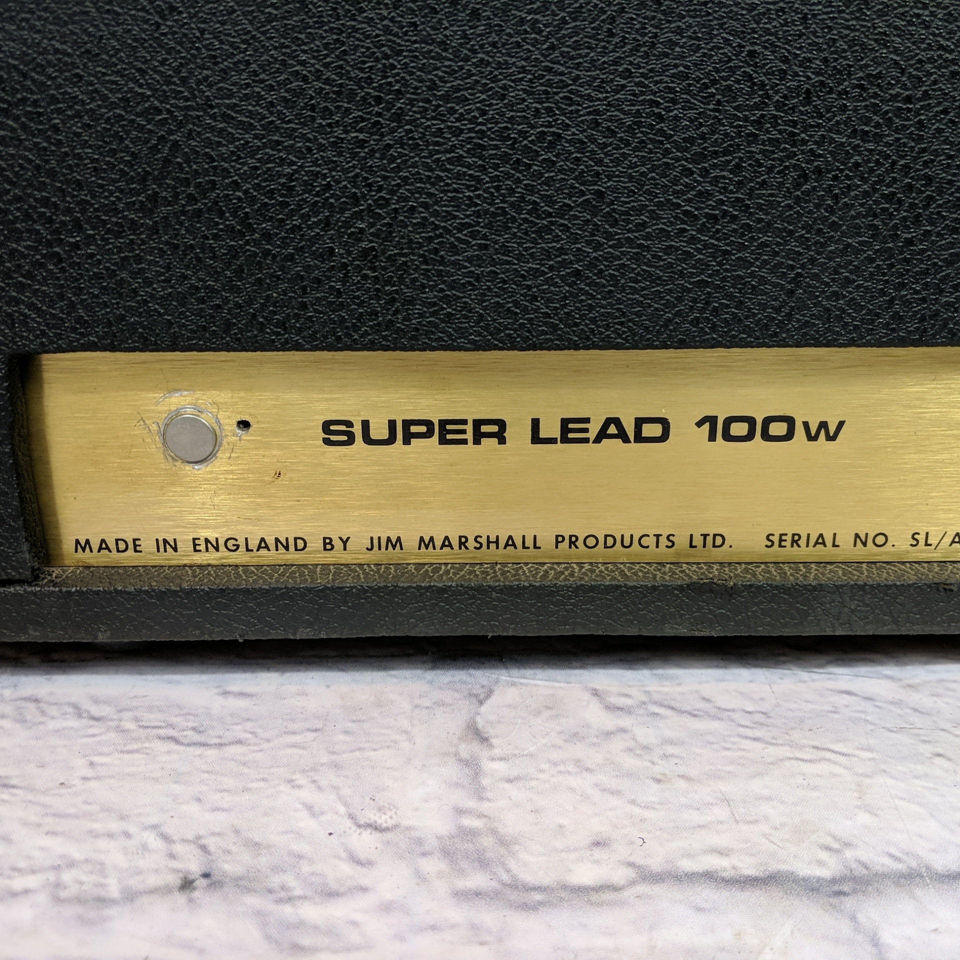 Marshall Super Lead 100 1972 Guitar Head with road case