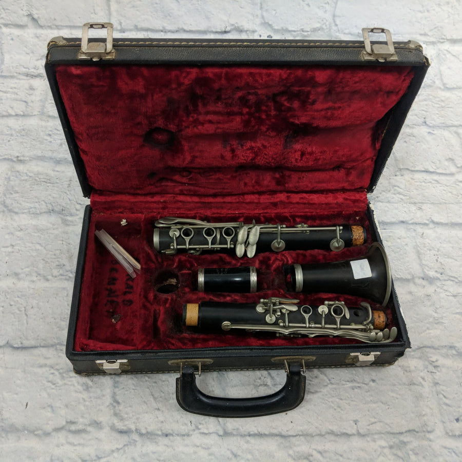 Evette Paris France Bb Clarinet With Case