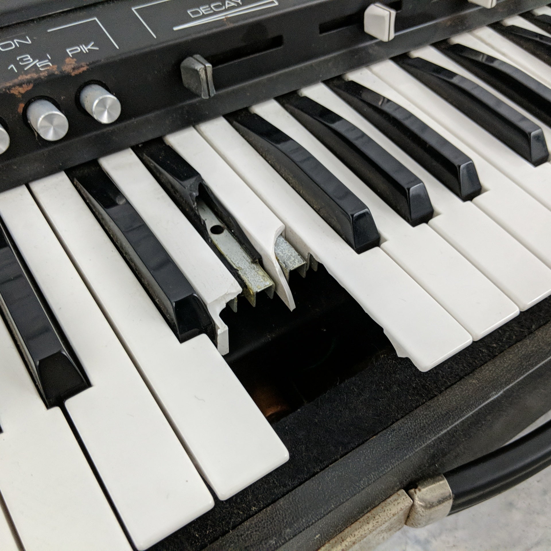 Vintage Crumar Organizer Univox Drawbar Organ