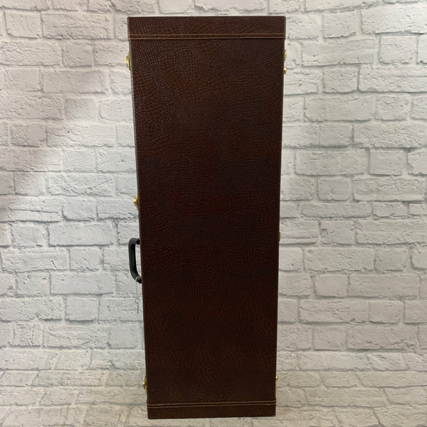 Strongbox Brown Locking Electric Hardshell Case - Evolution Music