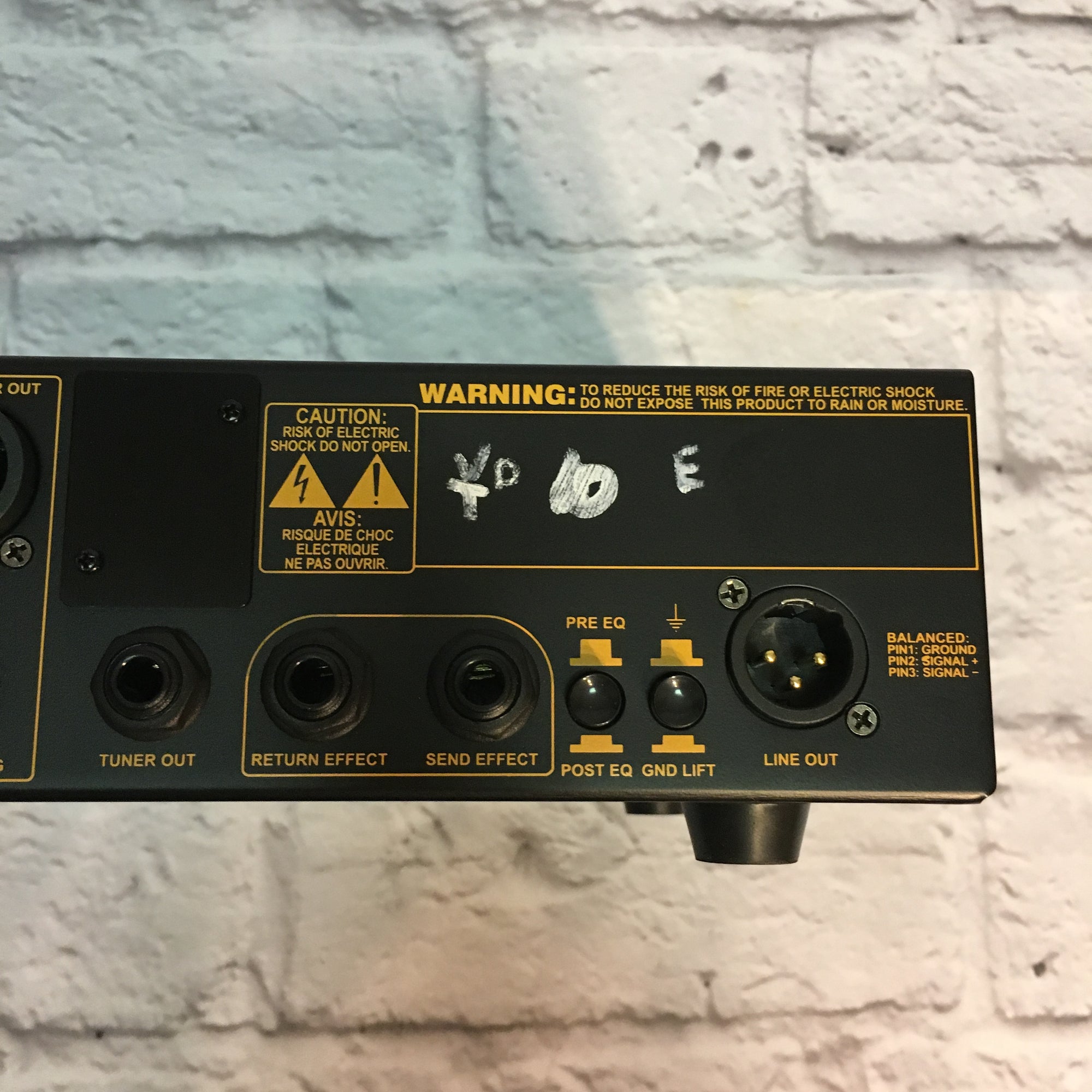 MarkBass Little Mark Tube 800 Bass Amplifier Head