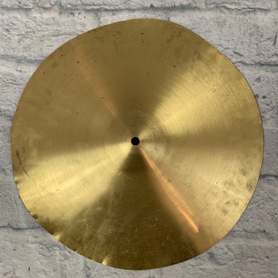 Unknown 16" Rolled Metal Crash Cymbal