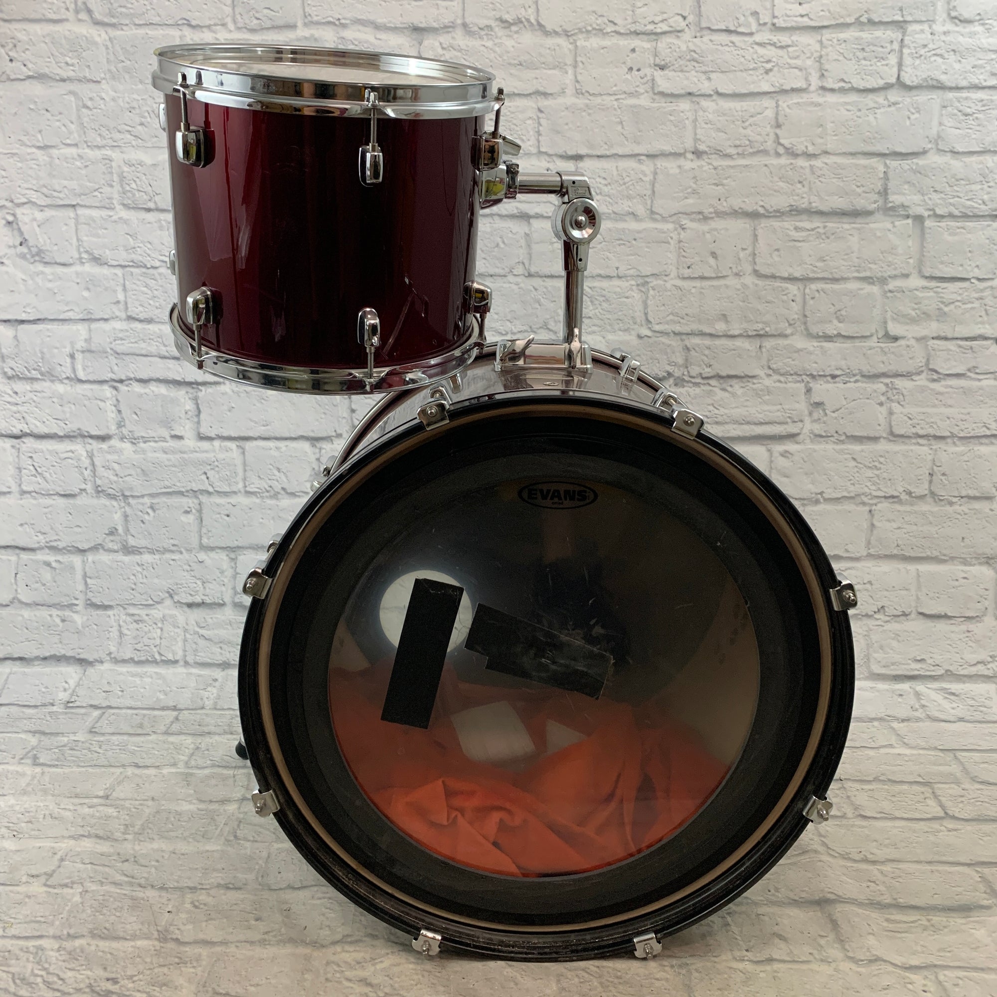Pearl Forum Series 3pc 12/16/22 Drum Kit - Burgundy Wrap