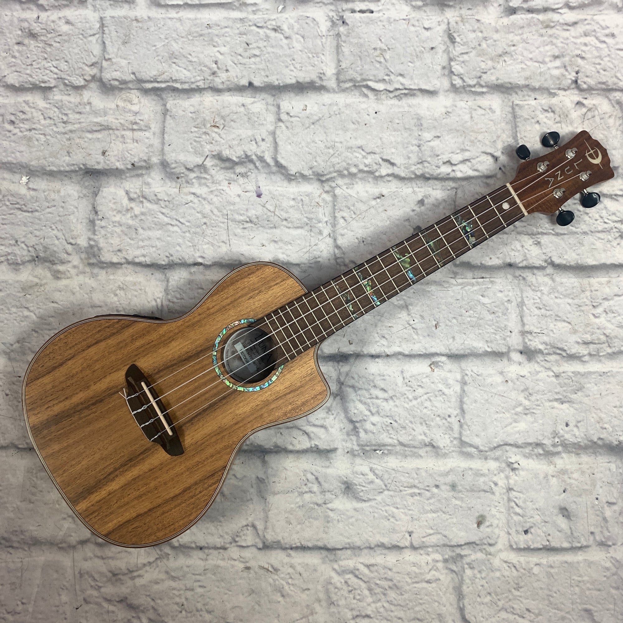 Luna HTC Koa Acoustic Electric Concert Ukulele