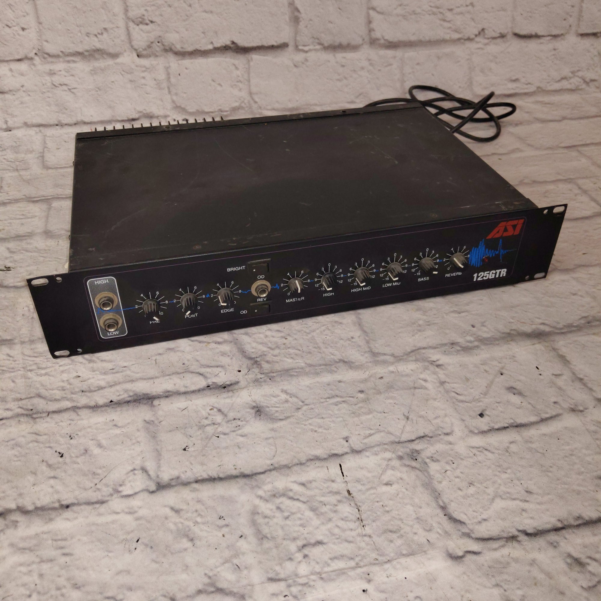 ASI 125 Watt Guitar Amplifier Head 125GTR Rack Mount AS-IS