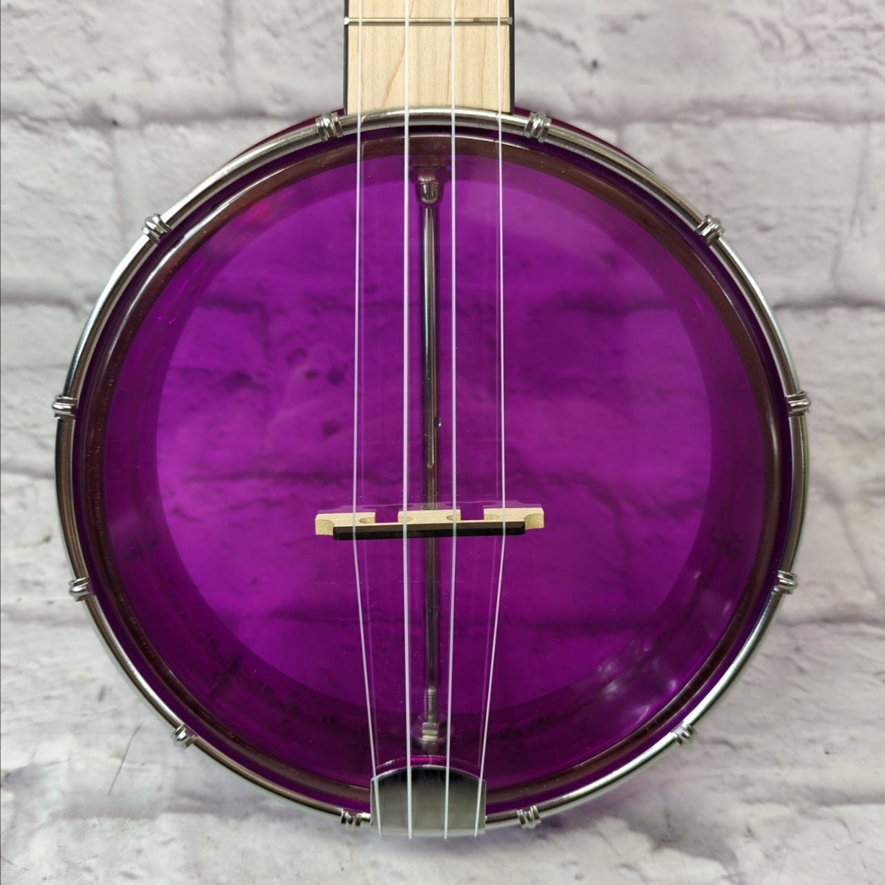 Gold Tone Little Gem Banjolele Purple Banjo Ukulele