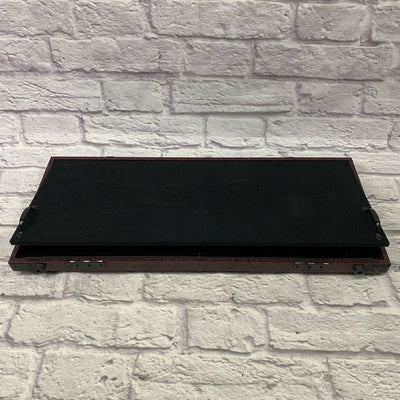 NYC Cases Custom Pedalboard Red Snakeskin