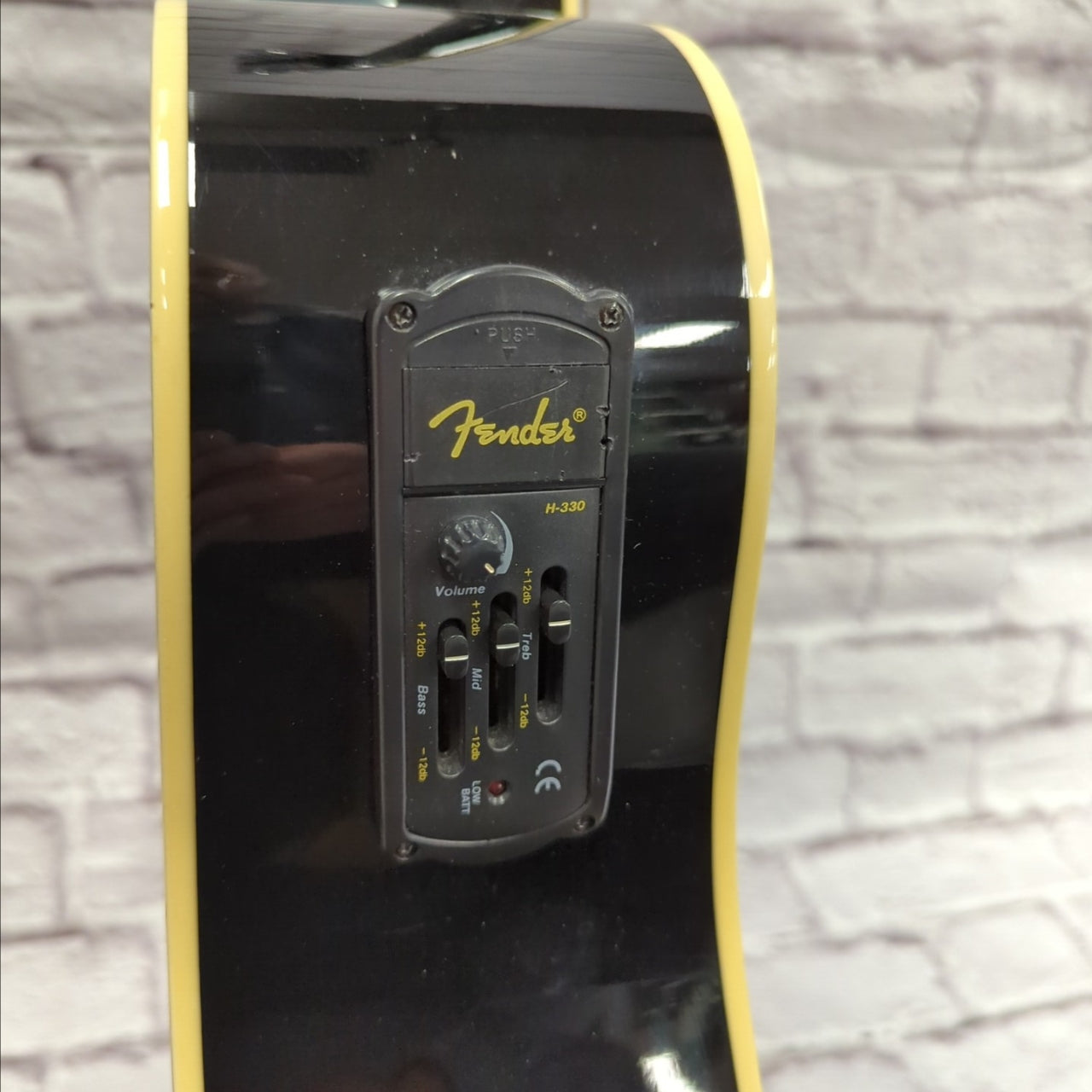 Fender DG-16E-12 Black Acoustic 12-String Guitar