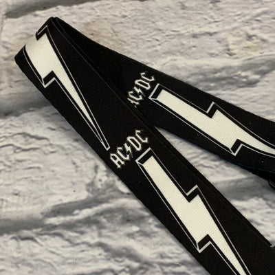 Perri's Leathers AC/DC Lightning Bolt 2" Polyester Guitar Strap