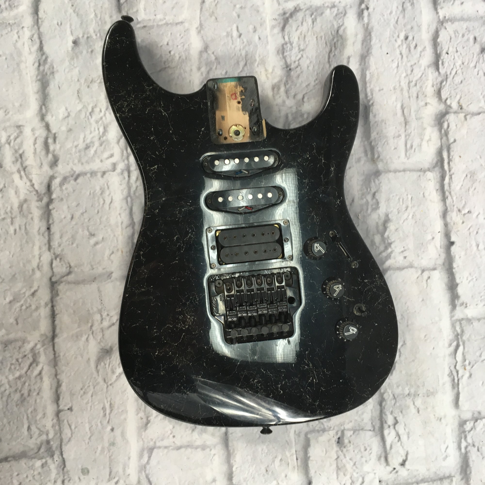 Fender HM Stratocaster Loaded Body Blackstone Finish MIJ Kahler