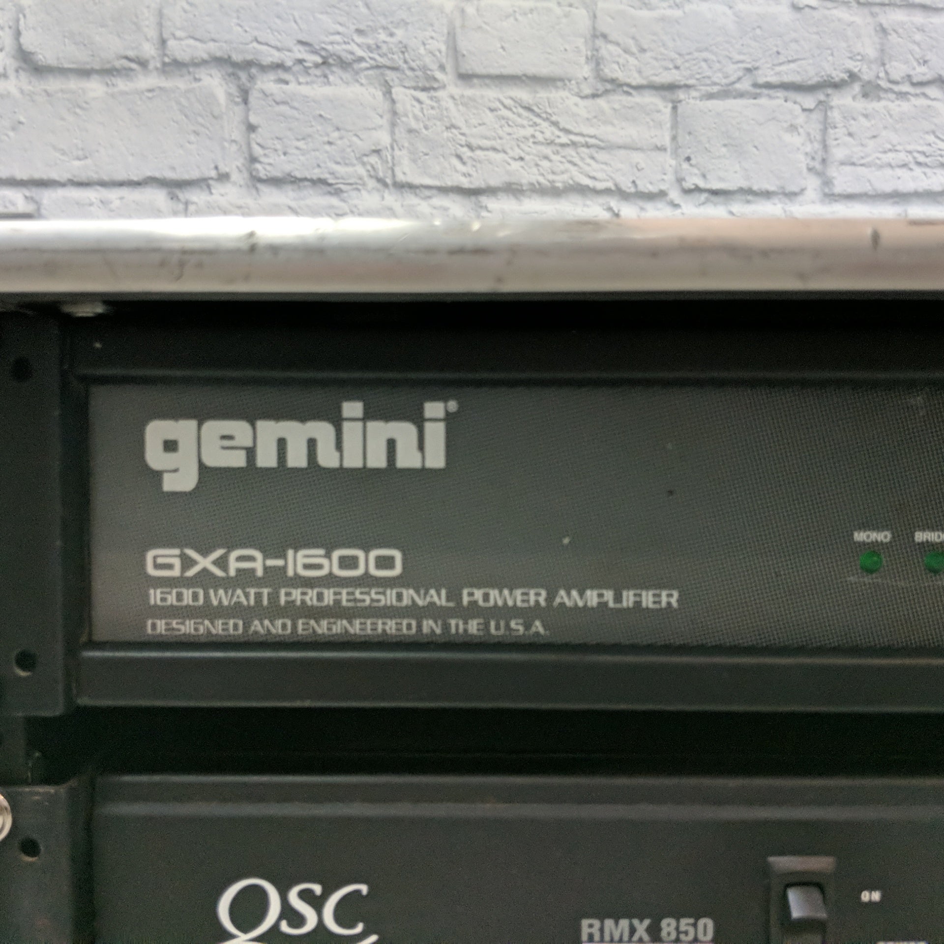 Gemini GXA1600 GXA-1600 Professional Power Amplifier