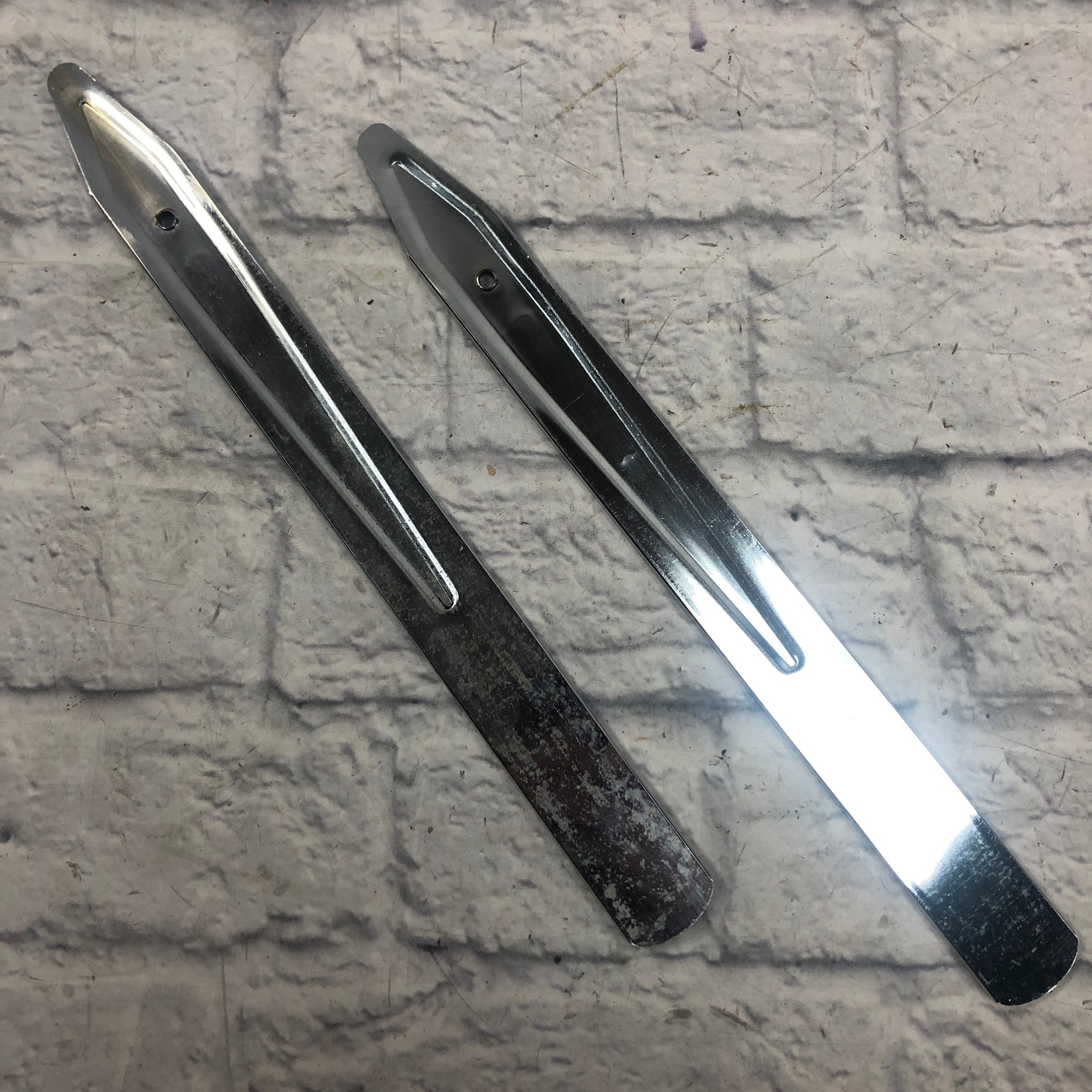 Vintage 1970s Fender Chrome Tilt Back Amplifier Legs