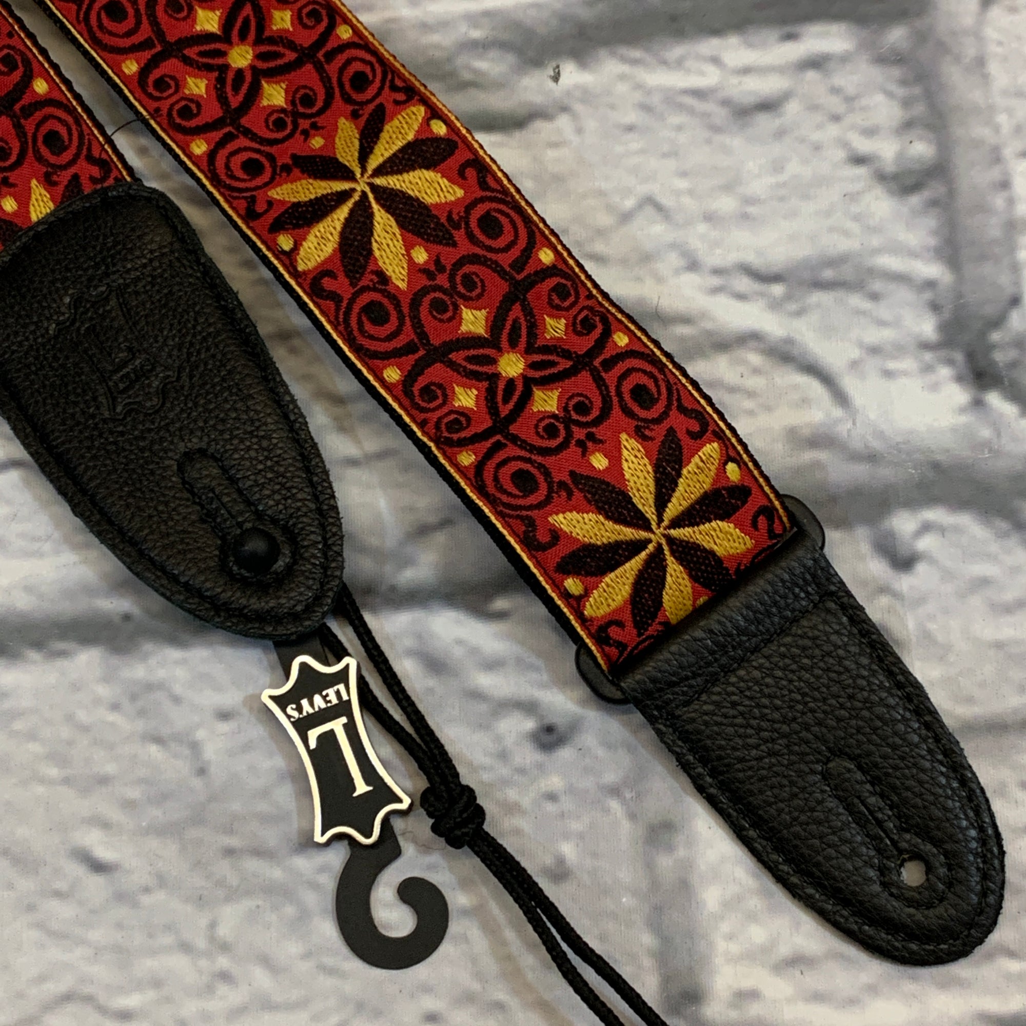 Levy's M8HT-21 '60s Hootenanny 2" Jacquard Weave Guitar Strap