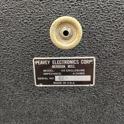 Peavey 115 Enclosure 1x15 4ohm Bass Cab