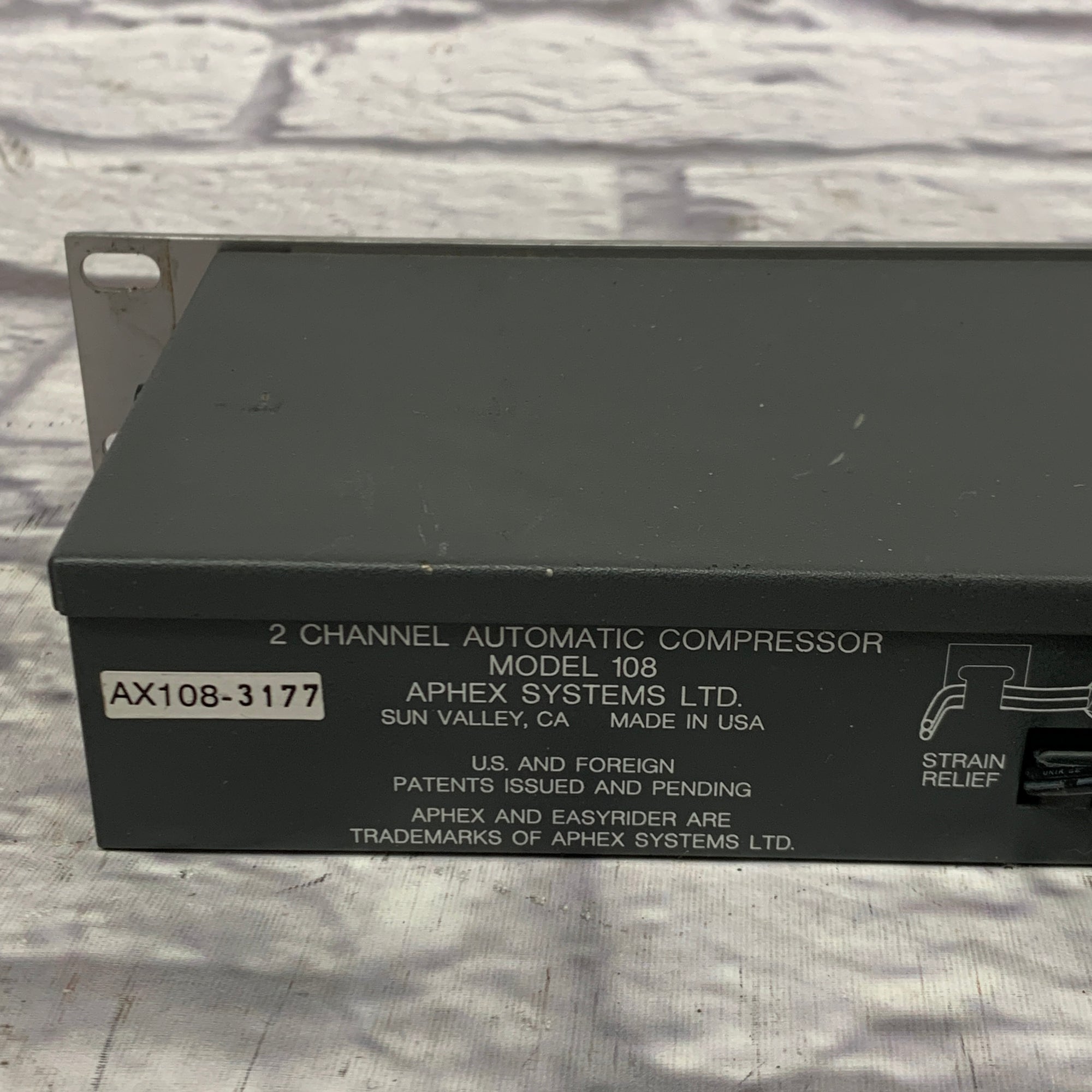 Aphex 108 Easyrider Automatic Compressor - Evolution Music