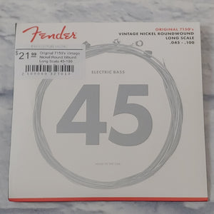 Original 7150's Vintage Nickel Round Wound Long Scale 45-100 Electric Bass Strings