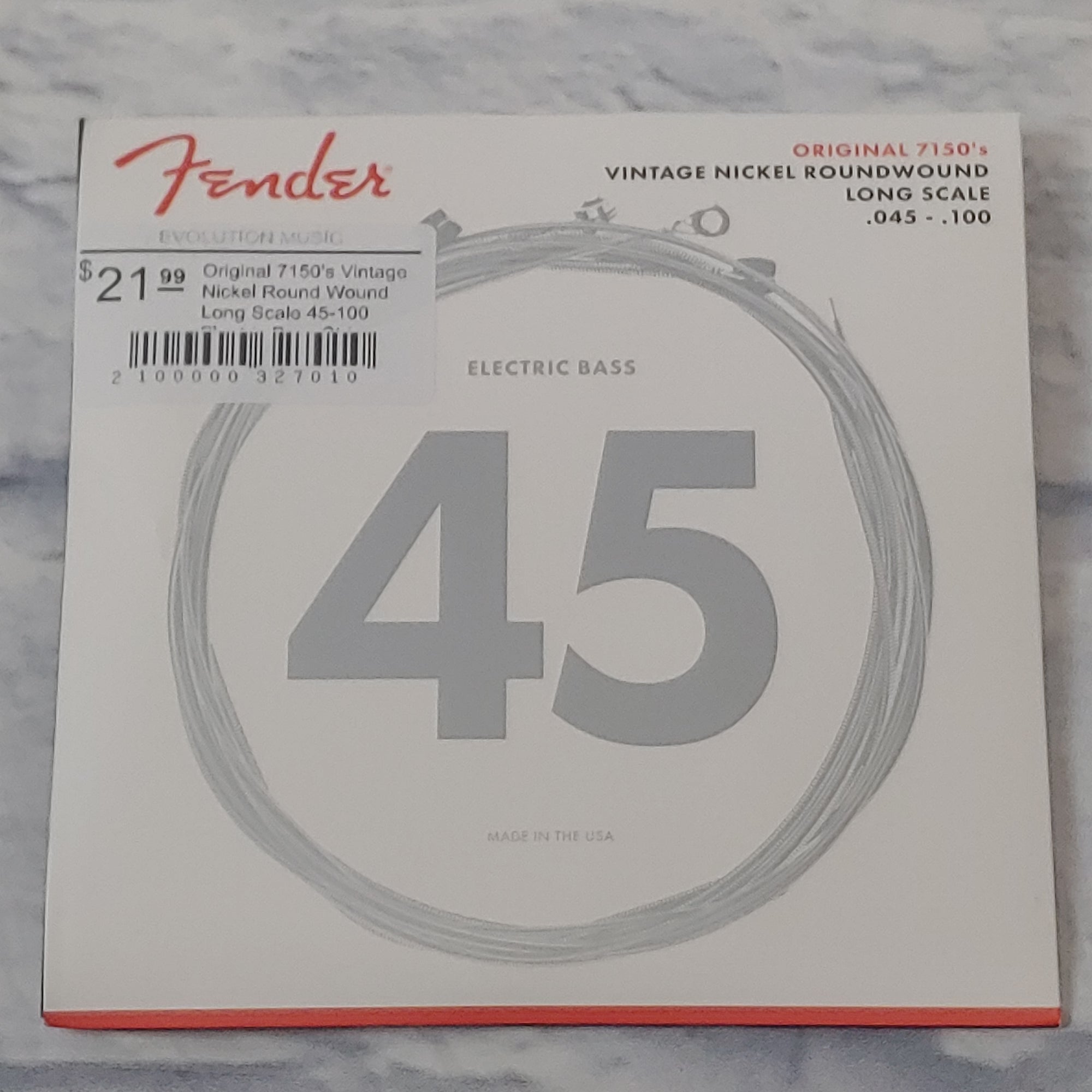 Original 7150's Vintage Nickel Round Wound Long Scale 45-100 Electric Bass Strings
