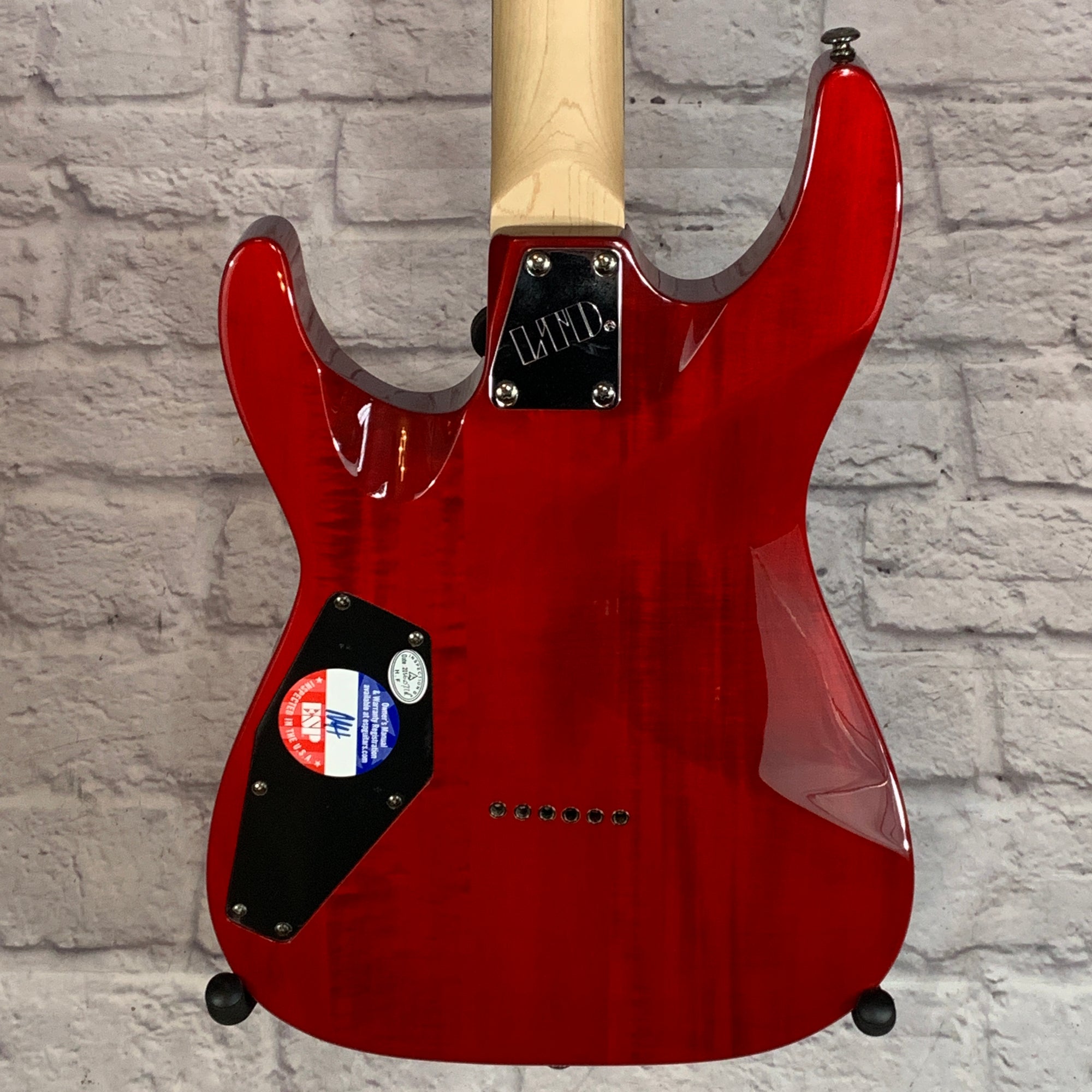 ESP LTD H101-FM Electric Guitar Red Flame