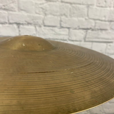 Vintage 1950s Zildjian K Istanbul 16" Crash Cymbal - 1100g