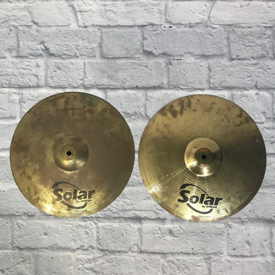 Solar by Sabian 14in Hi Hat Cymbals